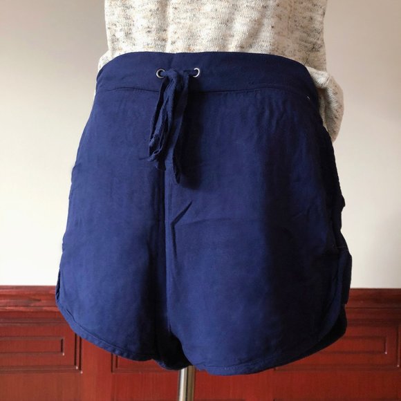 Mossimo • Blue Drawstring Lounge Shorts - Picture 1 of 7